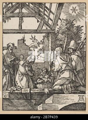 La Nativité, de la petite Passion.n.d. Banque D'Images