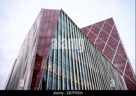 Blocs de bureaux Nova, partie du développement Nova avec deux blocs de bureaux et un immeuble d'appartements près de la gare Victoria, Londres, Angleterre. Banque D'Images