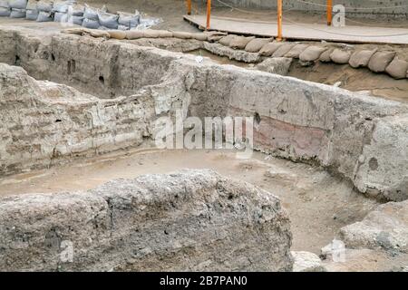 Catalhoyuk .plus vieille ville du monde en Turquie. La préhistoire, patrimoine. Banque D'Images