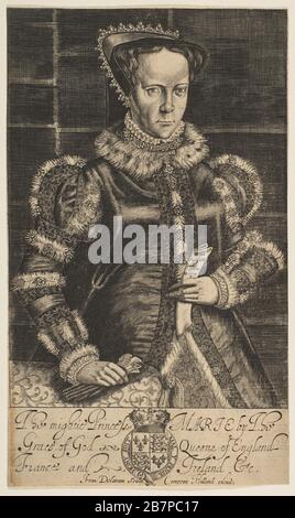 Marie I, Reine d'Angleterre, 1600-1627. Banque D'Images