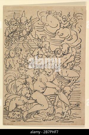 Le Triumph d'Amphitrite, CA. 1550-1580. Banque D'Images