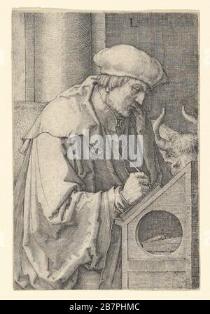 Saint Luc, 1518. Banque D'Images