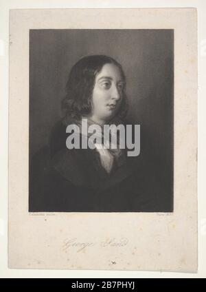 Portrait de George Sand, 1837. Banque D'Images