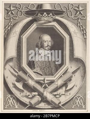 Le Cardinal Jules Mazarin, 1659. Banque D'Images