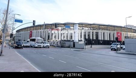 LE STADE BJK Vodafone Park Arena est le stade du club de football Beşiktaş JK. Banque D'Images