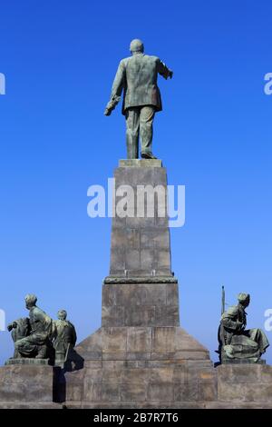 Monument de Vladimir Lénine, Sébastopol, Crimée, Ukraine, Europe de l'est Banque D'Images