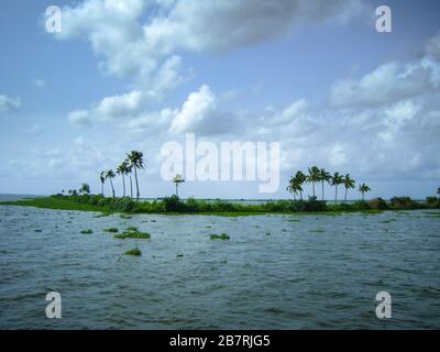 Célèbres eaux de fond d'Alleppey aka alappuzha à Kerala, en Inde Banque D'Images