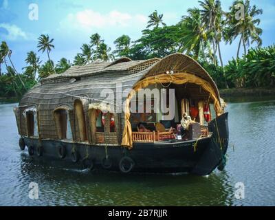 Célèbres eaux de fond d'Alleppey aka alappuzha à Kerala, en Inde Banque D'Images