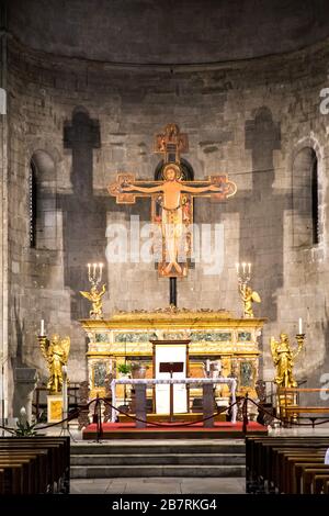 Église de San Michele à Foro à Lucca Italie Banque D'Images