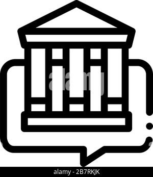 Histoire de Monument Vector Outline Illustration Illustration de Vecteur