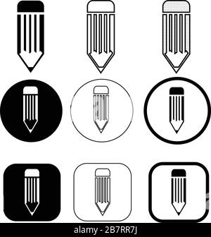 Simple jeu d'icône graphique et diagramme Illustration de Vecteur