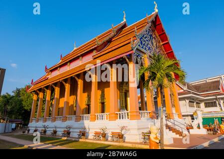 Wat Phra que Chang Kham Voravihara, Nan, nord de la Thaïlande Banque D'Images