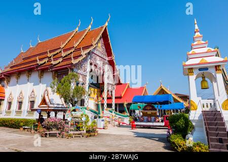 Wat Montien, Nan, nord de la Thaïlande Banque D'Images