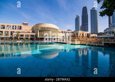 DUBAÏ, Émirats arabes Unis - décembre 2019 : Burj Khalifa à Dubaï, Émirats arabes Unis Banque D'Images