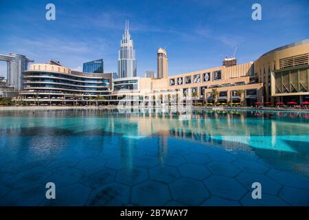 DUBAÏ, Émirats arabes Unis - décembre 2019 : Burj Khalifa à Dubaï, Émirats arabes Unis Banque D'Images