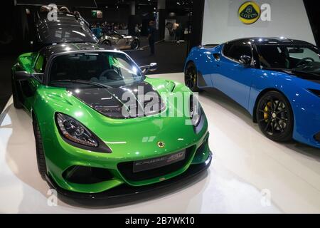 Paris, Ile de France / France - 07 octobre 2018 : mondial Paris Motor Show Lotus Exige Cup 430 Banque D'Images