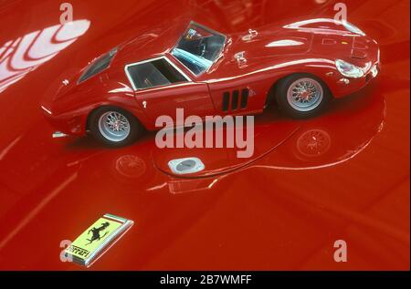 Ferrari 250 GTO Scale modèle Ferrari voitures de course de sport Banque D'Images