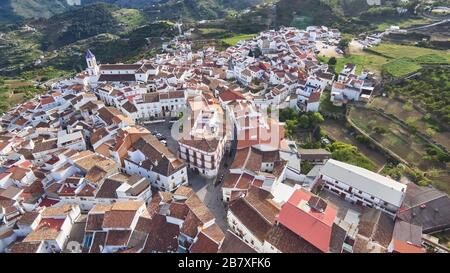 Yunquera est une ville et une municipalité de la province de Málaga, qui fait partie de la communauté autonome d'Andalousie dans le sud de l'Espagne. Banque D'Images