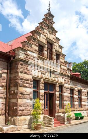 Entrée au Musée du patrimoine d'Heidelberg, rue Voortrekker, Heidelberg, province de Gauteng, République d'Afrique du Sud Banque D'Images