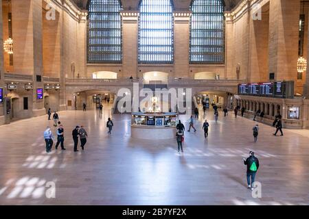 Zone principale de la gare de Grand Central, New York City Banque D'Images