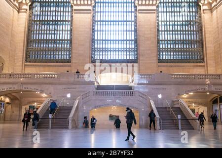 Zone principale de la gare de Grand Central, New York City Banque D'Images