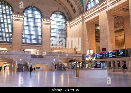 Zone principale de la gare de Grand Central, New York City Banque D'Images