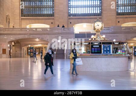 Zone principale de la gare de Grand Central, New York City Banque D'Images