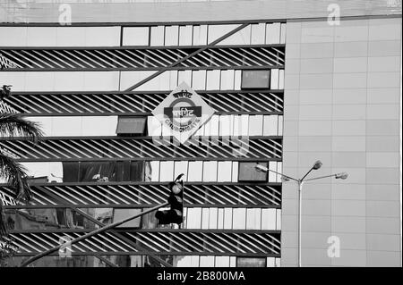 Gare ferroviaire de Churchgate, Bombay, Mumbai, Maharashtra, Inde, Asie Banque D'Images