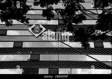 Gare ferroviaire de Churchgate, Bombay, Mumbai, Maharashtra, Inde, Asie Banque D'Images