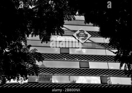 Gare ferroviaire de Churchgate, Bombay, Mumbai, Maharashtra, Inde, Asie Banque D'Images