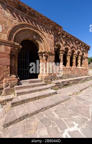 Église de San Esteban Protomártir à Pineda de la Sierra, Burgos, Espagne Banque D'Images