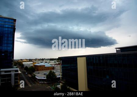 Formation de nuages de parois en tempête Banque D'Images