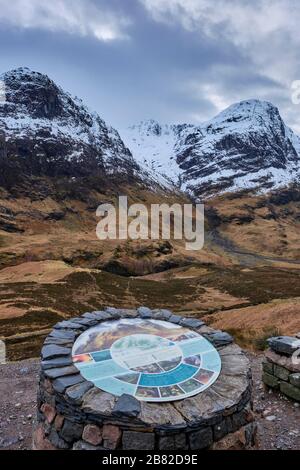 Deux des trois Sœurs de Glen Cie, Argyll & Bute, Écosse Banque D'Images