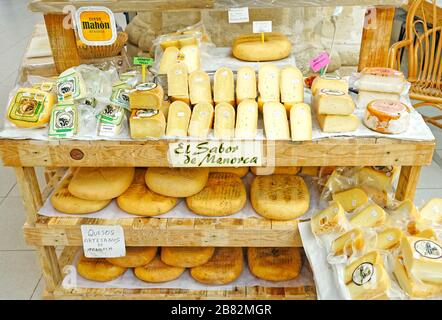 FROMAGES DE MINORQUE Banque D'Images