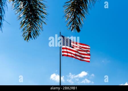 Les Stars and Stripes Banque D'Images