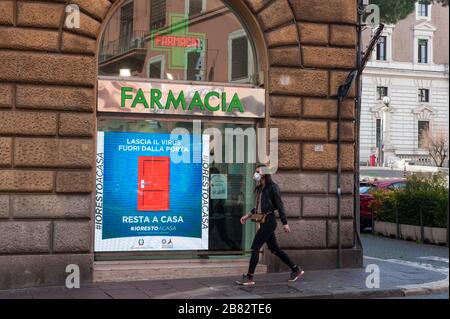 Rome depuis le virus Corona. Chimie. © Andrea Sabbadini Banque D'Images