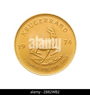 Pièce d'or sud-africaine Krugerrand, Autriche Banque D'Images