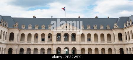 Musée de l'armée, Musée de l'Armée, Cour, Hôtel des Invalides, Paris, Ile-de-France, France Banque D'Images