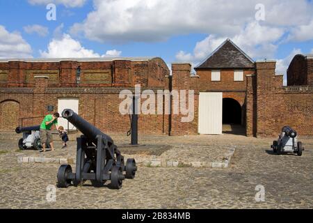 Tilbury fort, port de Tilbury, Essex, Angleterre, Royaume-Uni, Europe Banque D'Images