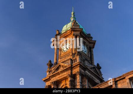 Birkenhead Town Hall Clocktower, Hamilton Square, Birkenhead Banque D'Images