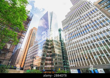 New York City/Etats-Unis - 24 mai 2019 New York City architecture moderne. Midtown Manhattan Banque D'Images