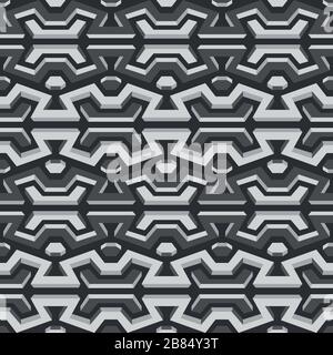 Motif transparente métallique Illustration de Vecteur