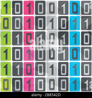 modèle tech seamless Illustration de Vecteur