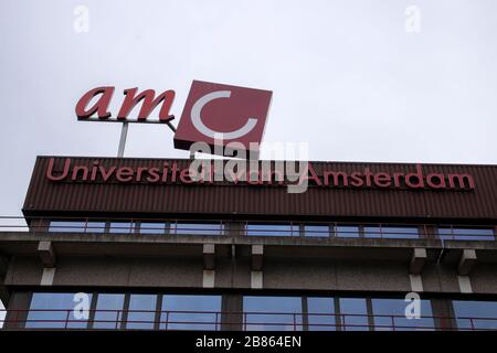 AMC et Université fermé du Amsterdam Pays-Bas 2020 Banque D'Images