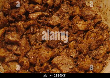 Curry de cuisse de dinde Banque D'Images