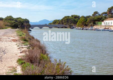 Canal de Siurana à Majorque Banque D'Images