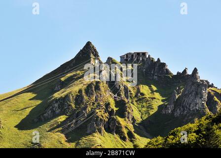 Téléphérique de Sancy, Puy-de-Dome, Auvergne-Rhone-Alpes, Massif-Central, France Banque D'Images