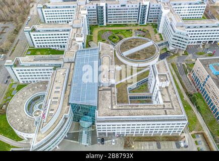 Allemagne/Bonn février 2020: Siège social de la Deutsche Telekom AG Telecommunications Company Banque D'Images