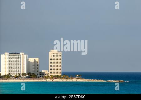 Hyatt Ziva complexe tout compris, Punta Cancun, Hotel zone, Cancun, Quintana Roo, Yucatan Peninsula, Mexique Banque D'Images