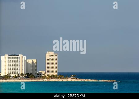 Hyatt Ziva complexe tout compris, Punta Cancun, Hotel zone, Cancun, Quintana Roo, Yucatan Peninsula, Mexique Banque D'Images